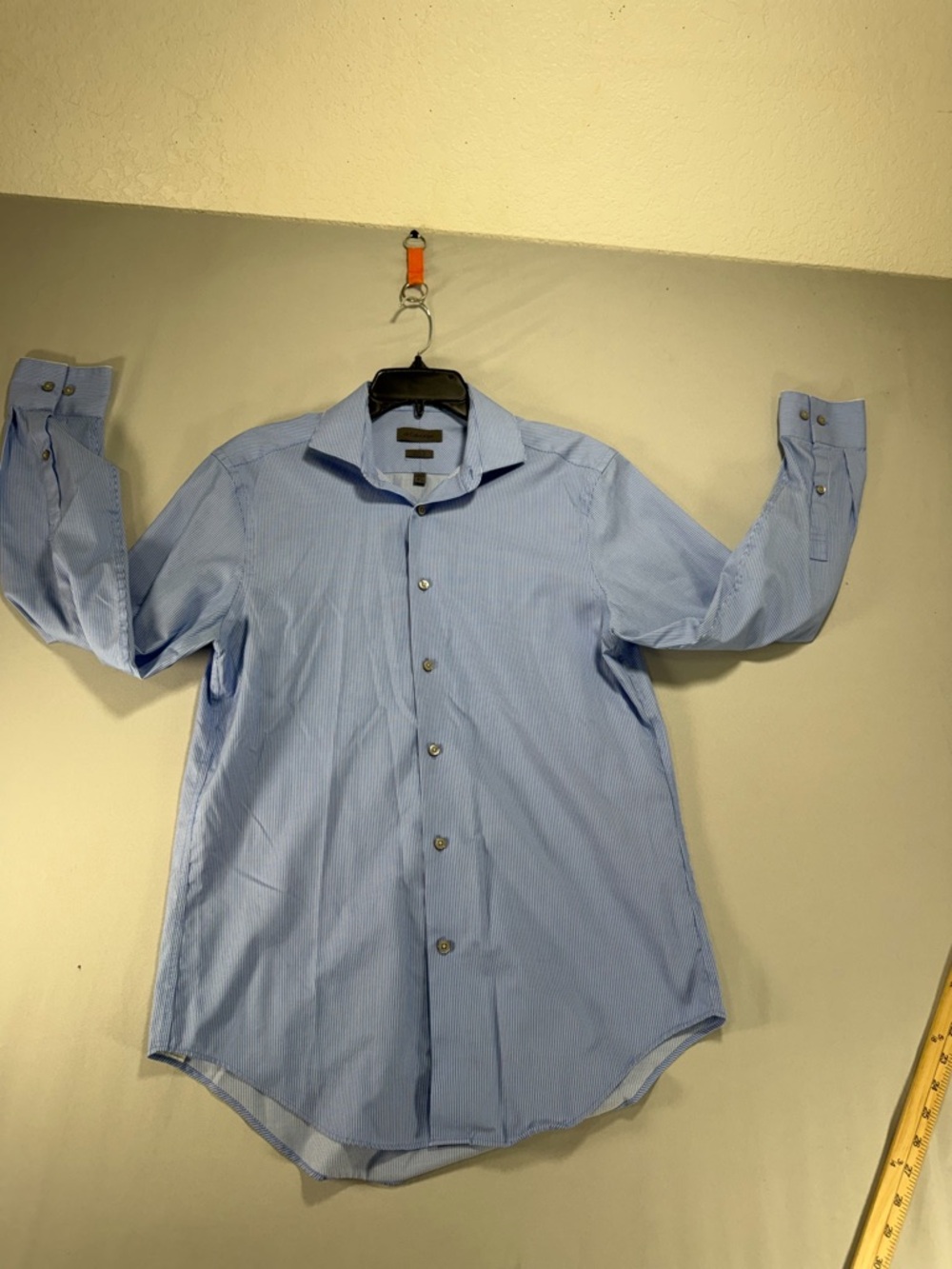 Men’s Calvin Klein Slim Fit L.Sleeve Shirt Size 15 1/2 Medium
